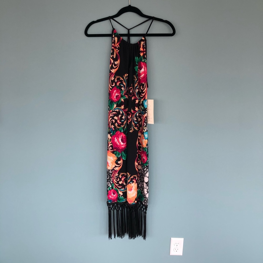 Boston Proper Fringe Dress